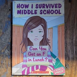 Scholastic How I Survived Middle School Book - Pink and Green Cover